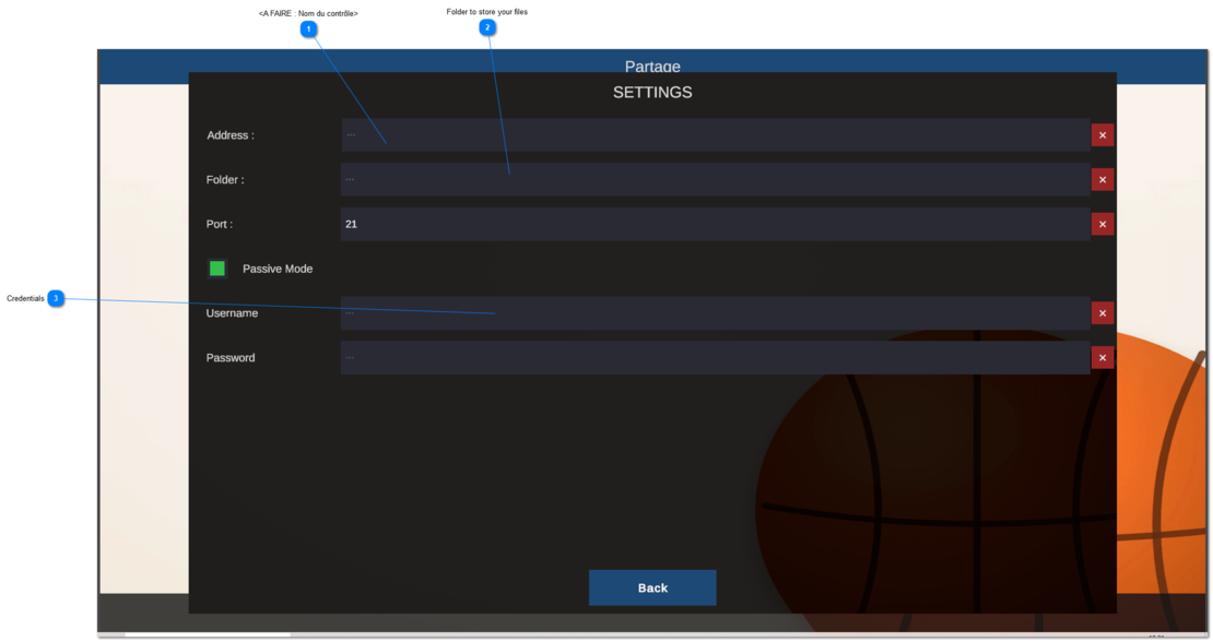 Sharing -Settings Detailed