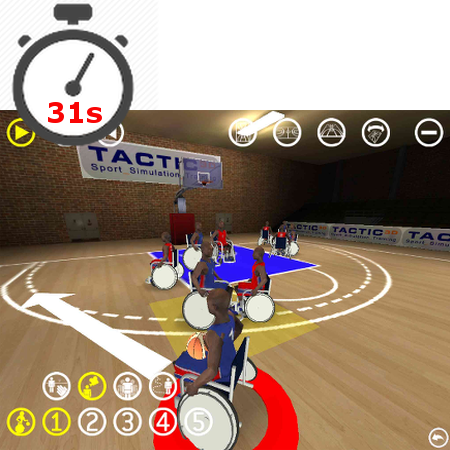 Tactic3D Wheelchair Basketball 3D playbook software