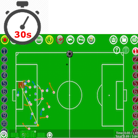 Handball play board moves