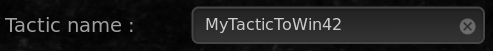 2. Name of the tactic/exercise