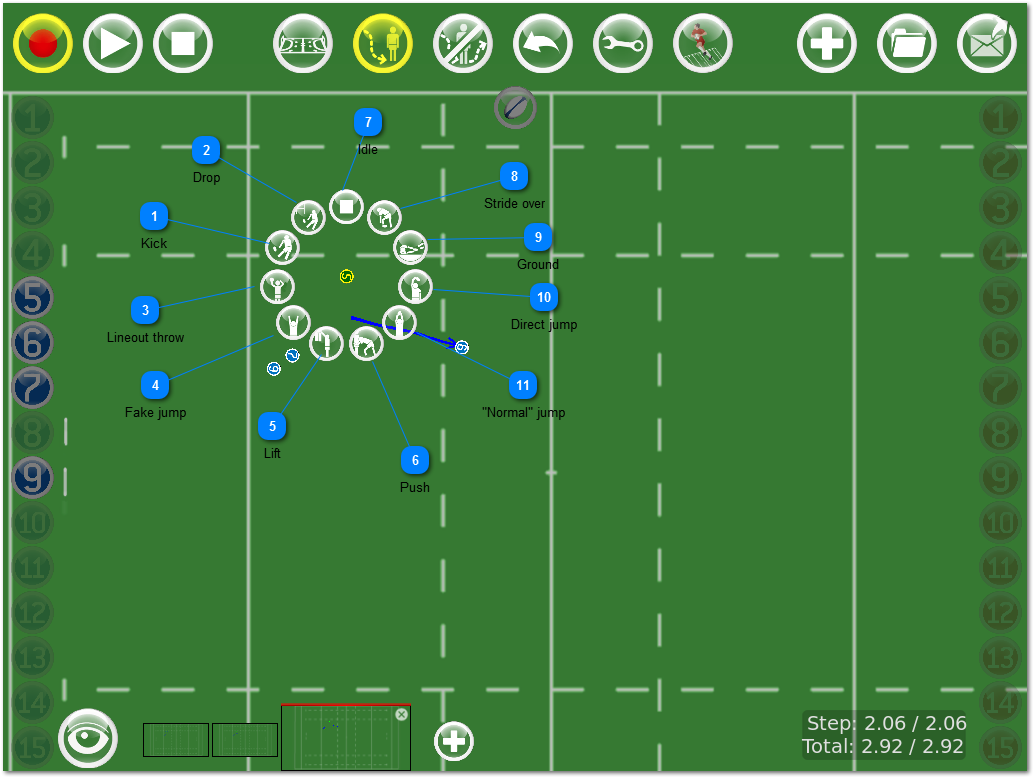 Player with the ball is not moving