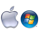 logo Windows MacOS
