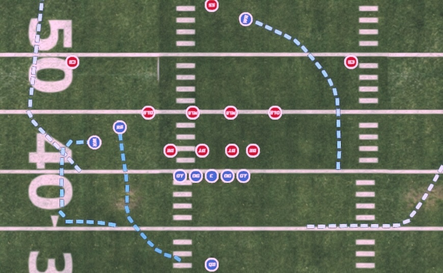 Vue dessus mode portrait