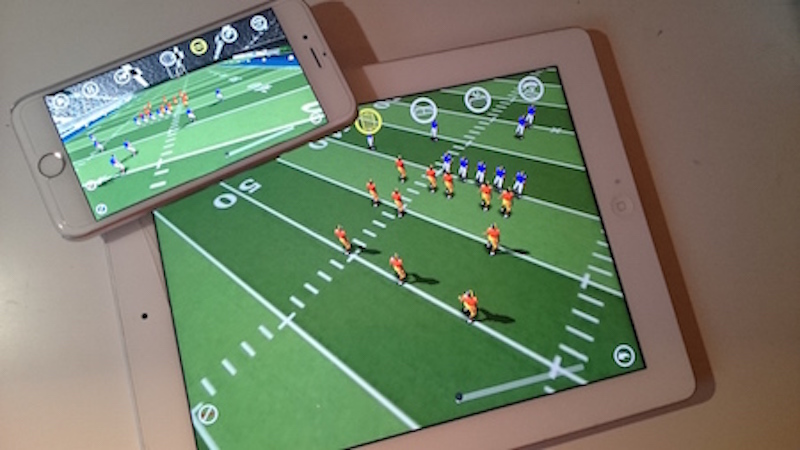 Football 3D tablet mobile app